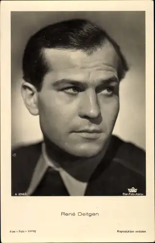 Ak Schauspieler René Deltgen, Film Foto Verlag A 3756/1