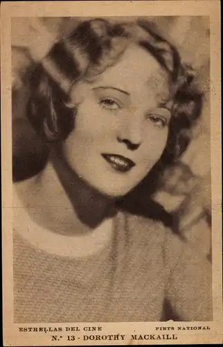 Ak Schauspielerin Dorothy Mackaill, Portrait