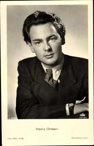Ak Schauspieler Heinz Ohlsen, Portrait