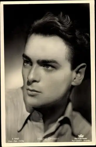 Ak Schauspieler Heinz Ohlsen, Portrait