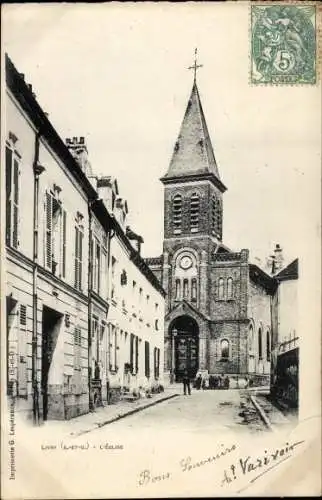 Ak Livry Seine Saint Denis, L'Eglise
