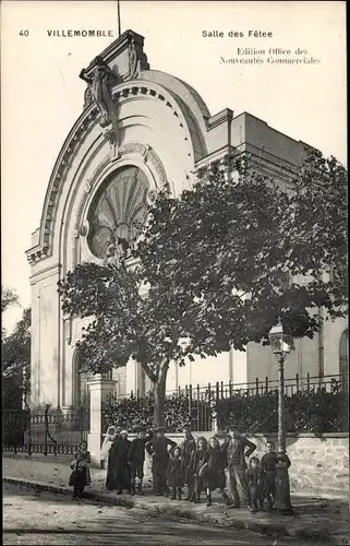 Ak Villemomble Seine-Saint-Denis, Salle des Fêtes