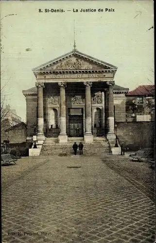 Ak Saint Denis Seine Saint Denis, La Justice de Paix