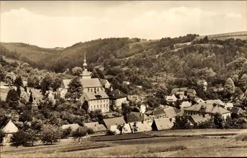 Ak Liebstadt Erzgebirge Sachsen, Teilansicht mit Kirche