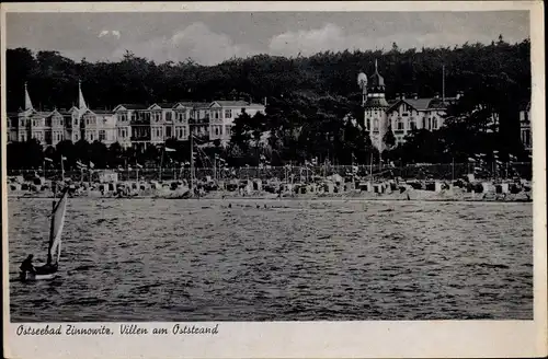 Ak Ostseebad Zinnowitz auf Usedom, Villen am Oststrand