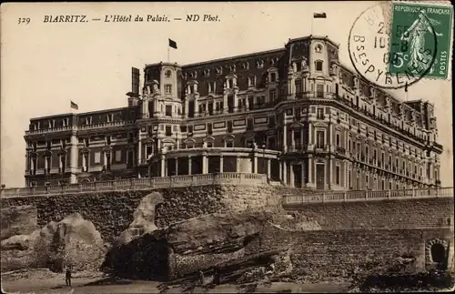 Ak Biarritz Pyrénées Atlantiques, L'Hotel du Palais