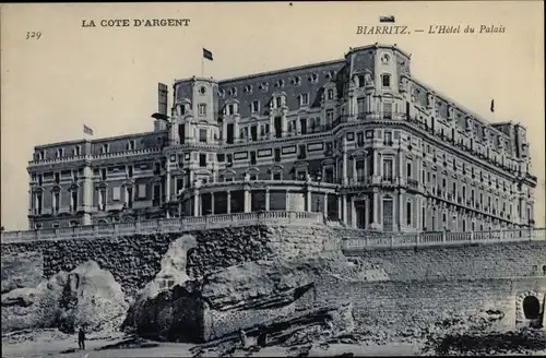 Ak Biarritz Pyrénées Atlantiques, L'Hotel du Palais