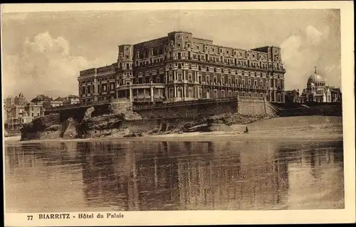 Ak Biarritz Pyrénées Atlantiques, L'Hotel du Palais