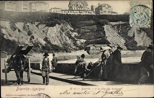 Ak Biarritz Pyrénées Atlantiques, A la cote des basques