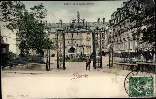 Ak Biarritz Pyrénées Atlantiques, L'Hotel d'Angleterre