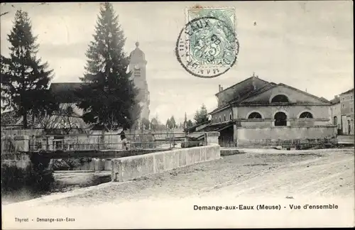 Ak Demange-aux-Eaux Meuse, Vue d'ensemble