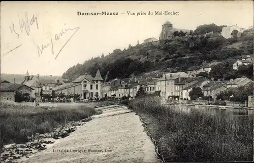 Ak Dun sur Meuse, Vue prise du Mai Hochet