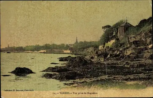Ak Vannes Morbihan, Vue prise de Roguedas