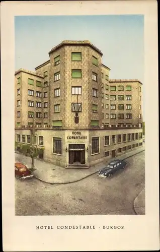 Ak Burgos Kastilien und León, Hotel Condestable