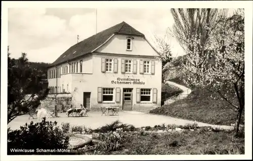 Ak Johannisberg Geisenheim am Rhein Hessen, Weinklause Schamari Mühle