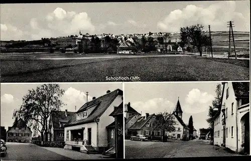 Ak Schopfloch Mittelfranken, M. & A. Ruck mit Panorama