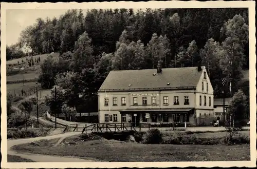 Ak Neuhausen im Erzgebirge, Gasthof Deutsches Haus, Inh. Kurt Franke