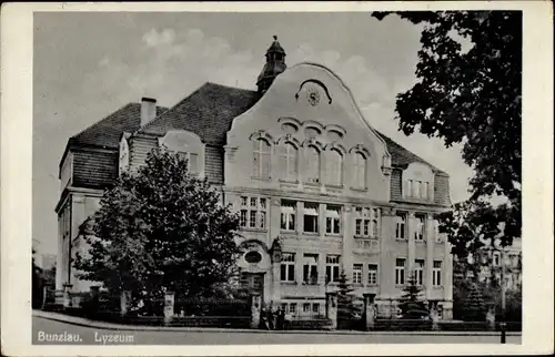 Ak Bolesławiec Bunzlau Schlesien, Lyzeum