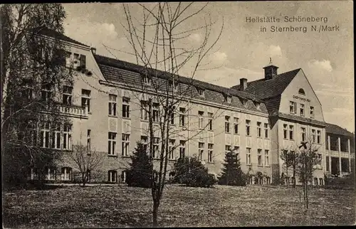 Ak Torzym Sternberg Neumark Ostbrandenburg, Heilstätte Schöneberg