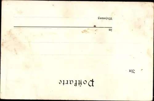 Litho 400 jähriges Gutenberg Jubiläum 1900