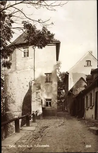 Ak Zeitz im Burgenlandkreis, Turmstraße