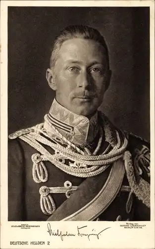 Ak Kronprinz Wilhelm von Preußen, Portrait, Husarenuniform
