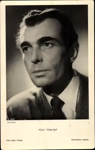 Ak Schauspieler Karl Martell, Portrait