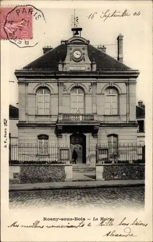 Ak Rosny sous Bois Seine Saint Denis, La Mairie