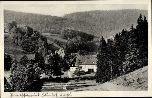 Ak Hellendorf Bad Gottleuba Sachsen, Panorama vom Ort