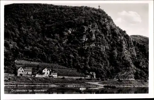 Ak Moselkern an der Mosel, Druidenstein