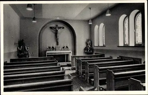 Ak Hallenberg im Sauerland, St. Josefs Haus, Innenansicht