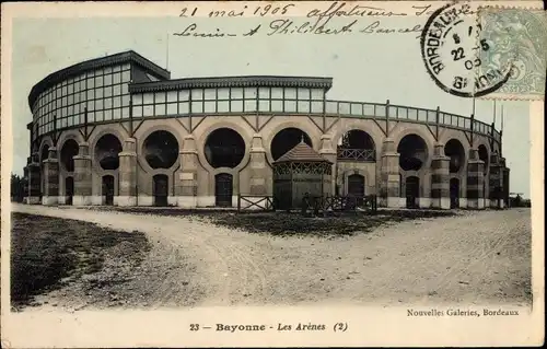 Ak Bayonne Pyrénées Atlantiques, Les Arenes