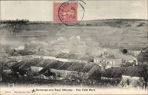 Ak Demange aux Eaux Meuse, Vue Cote Nord