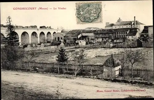 Ak Gondrecourt Meuse, Le Viaduc