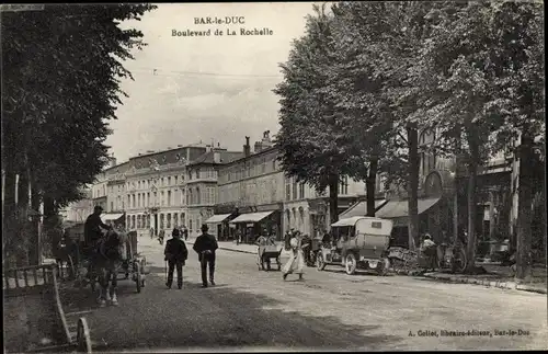 Ak Bar Le Duc Meuse, Boulevard de la Rochelle, Kutsche