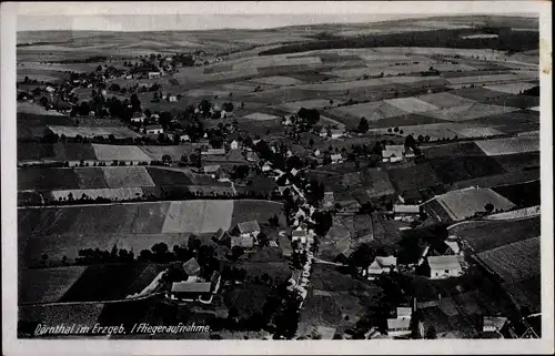 Ak Dörnthal Olbernhau im Erzgebirge Sachsen, Fliegeraufnahme