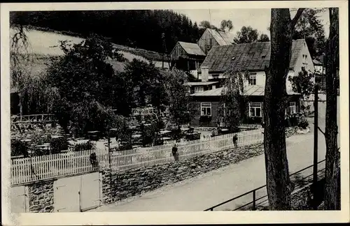 Ak Schindelbach Großrückerswalde im Erzgebirge, Gasthof Schindelbachmühle