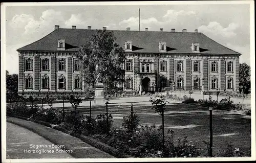 Ak Żagań Sagan am Bober Schlesien, Herzogliches Schloss