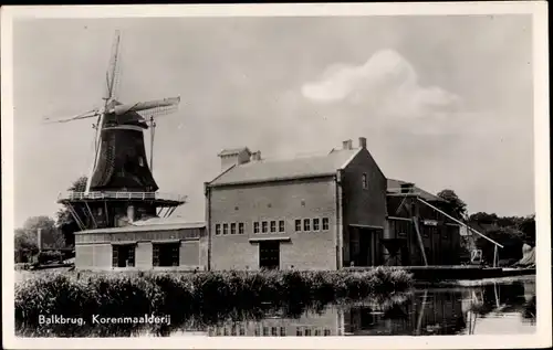 Ak Balkbrug Overijssel, Korenmaalderij