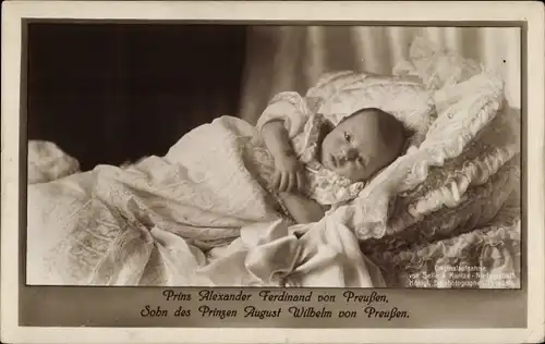 Ak Prinz Alexander Ferdinand, Sohn des Prinzen August Wilhelm von Preußen