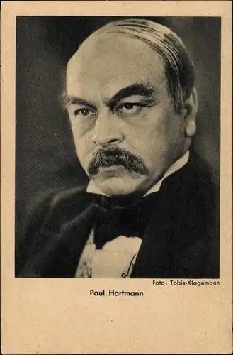 Ak Schauspieler Paul Hartmann, Portrait