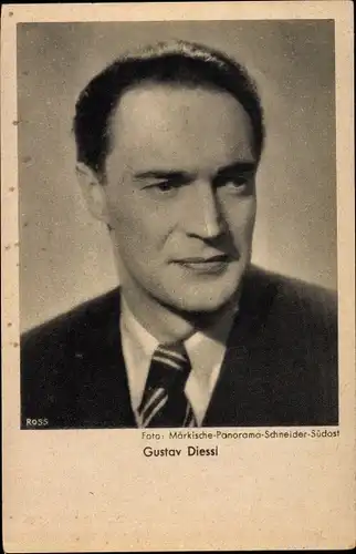 Ak Schauspieler Gustav Diessl, Ross Verlag, Portrait