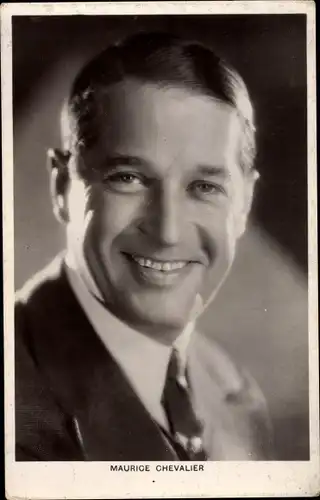 Ak Schauspieler Maurice Chevalier, Portrait