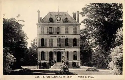 Ak Livry Gargan Seine Saint Denis, Hotel de Ville