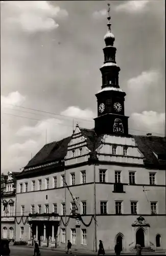 Ak Pirna an der Elbe, Rathaus