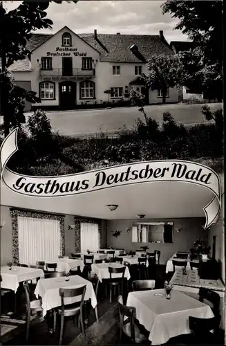 Ak Pfaffenheck Nörtershausen im Hunsrück, Gasthaus Deutscher Wald