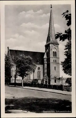 Ak Eberswalde im Kreis Barnim, Johanniskirche