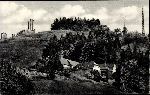 Ak Klosterkreuzberg Bischofsheim an der Rhön, Kloster Kreuzberg, Rundfunksender