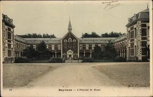 Ak Bayonne Pyrénées Atlantiques, L'Hopital de Rosse