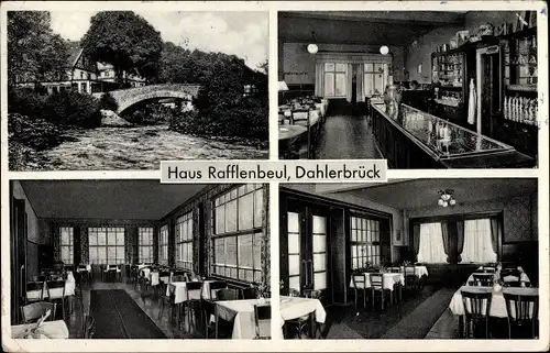 Ak Dahlerbrück Schalksmühle im Sauerland, Hotel Rafflenbeul, Innenansicht